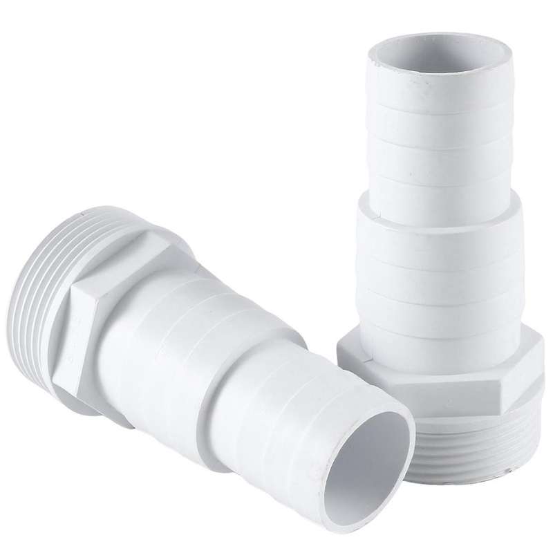 2Pcs Hose Adapter 1-1/2Inch and 1-1/4Inch Male 3-Way Washer Hose Connection for Hot Tubs Swimming Po