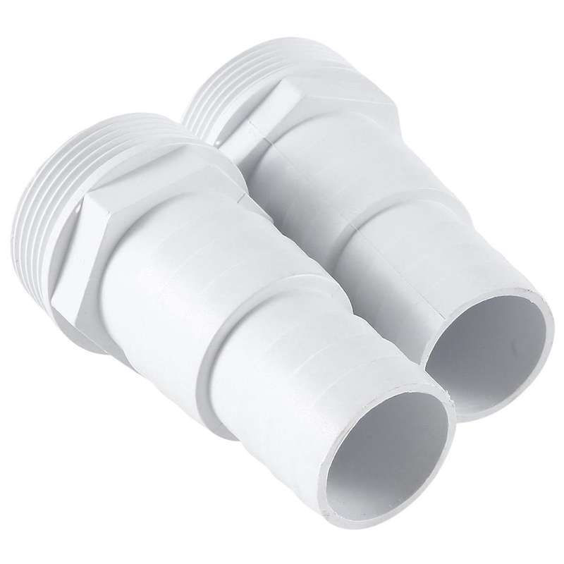 2Pcs Hose Adapter 1-1/2Inch and 1-1/4Inch Male 3-Way Washer Hose Connection for Hot Tubs Swimming Po