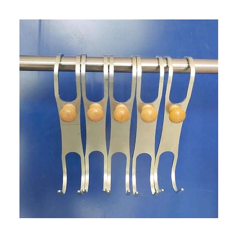 2pcs Hot Melt Glue Tool Hook Fuser Hook Stainless Steel Fuser Hooks Hot Fuser Accessories