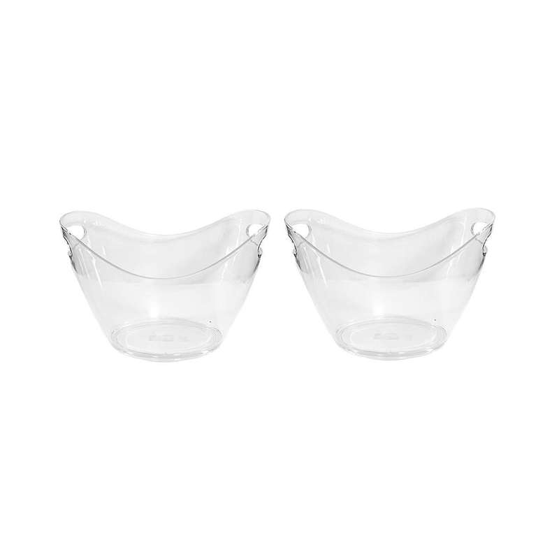 2pcs Ice Bucket for Cocktail Bar Bar Supplies Ice Tub Champagne Bucket Ice Buckets for Parties