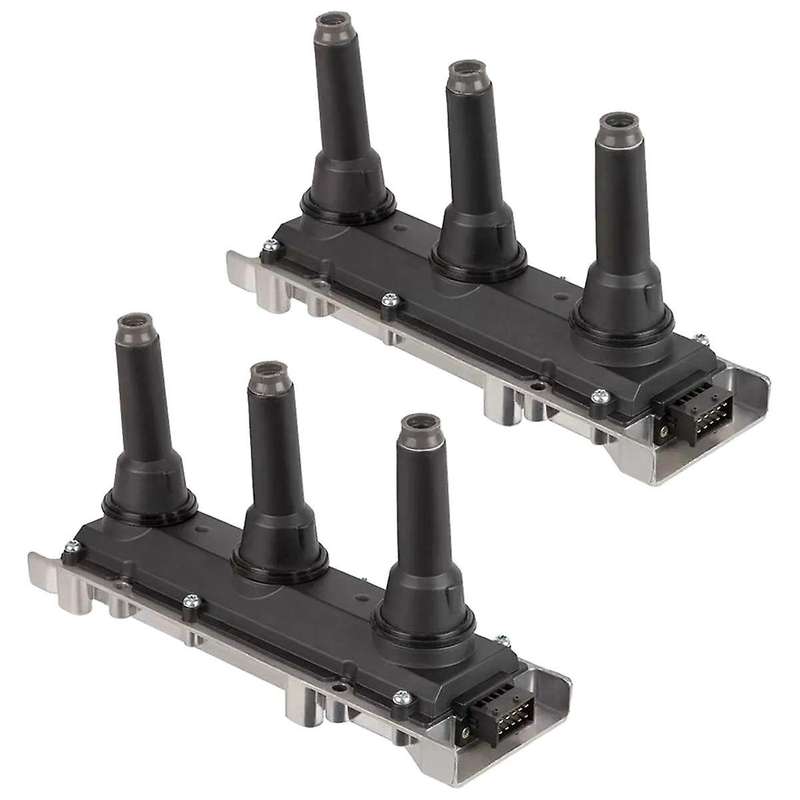 2PCS Ignition Cassette Coil Pack Fit for 95 9-5 3L V6t B308E YS3E 1999-2003 90490573 55561133 DC-11