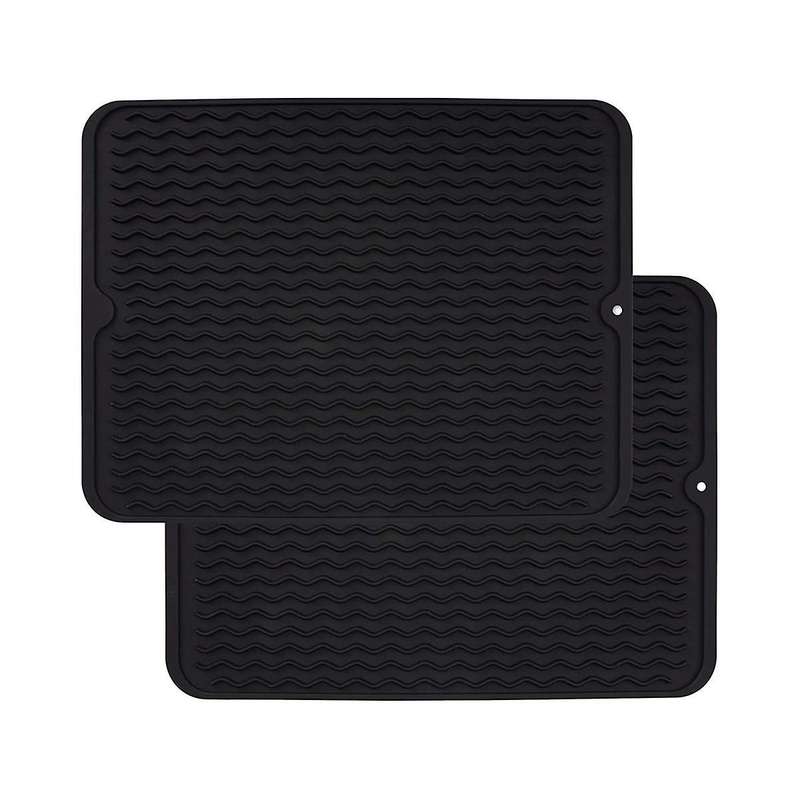 2pcs Ilicone Drying Mat 40 X 30 Cm Silicone Mat Heat Resistant Silicone Mat Non- Drying Mat for Kit