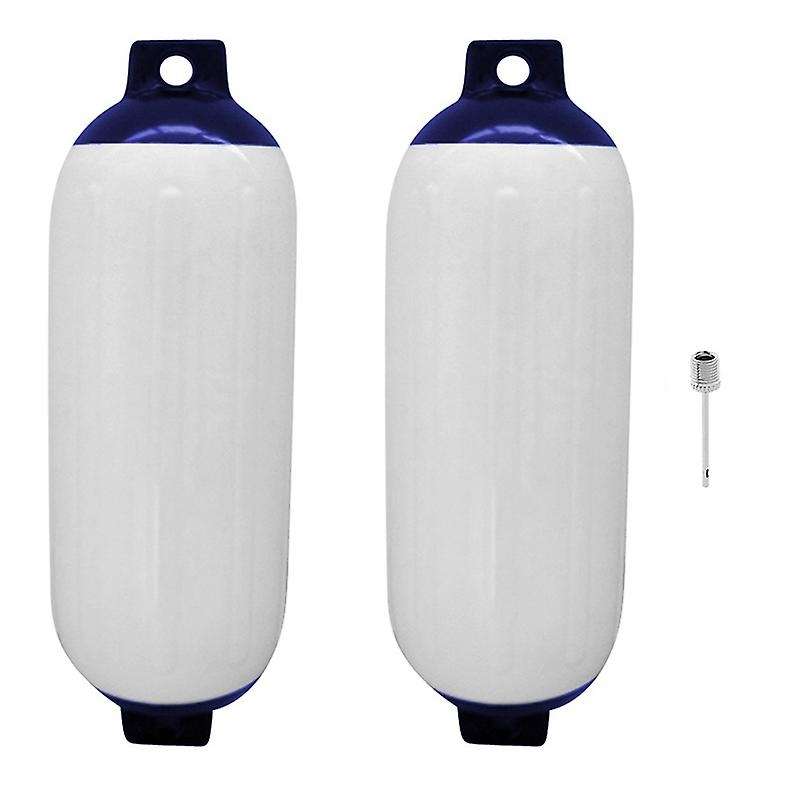 2pcs Inflatable Boat Pvc Boat Anchor Buoy Yacht Fenders Uv Protection Ribbed Bumper Boat Accessorie