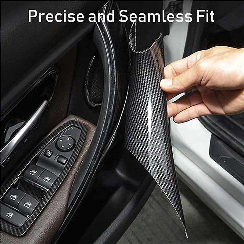 2pcs Inner Door Pull Handle Inside Cover Case for 3/4 Series F30 F35 2012-2018