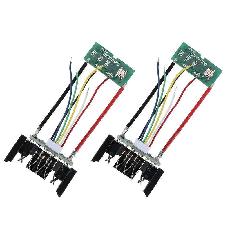 2pcs -ion Battery Pcb Charging Protection Circuit Board for 18v 20v Dcb201