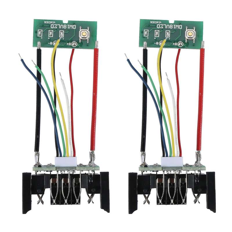 2pcs -ion Battery Pcb Charging Protection Circuit Board for 18v 20v Dcb201