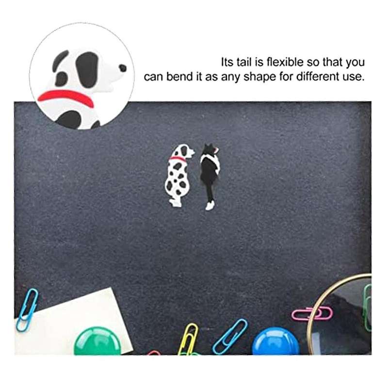2Pcs Kitchen Magnets Utility Hooks Fridge Magnet Cute Fairy Garden Animal Figurines Calendar Fridge