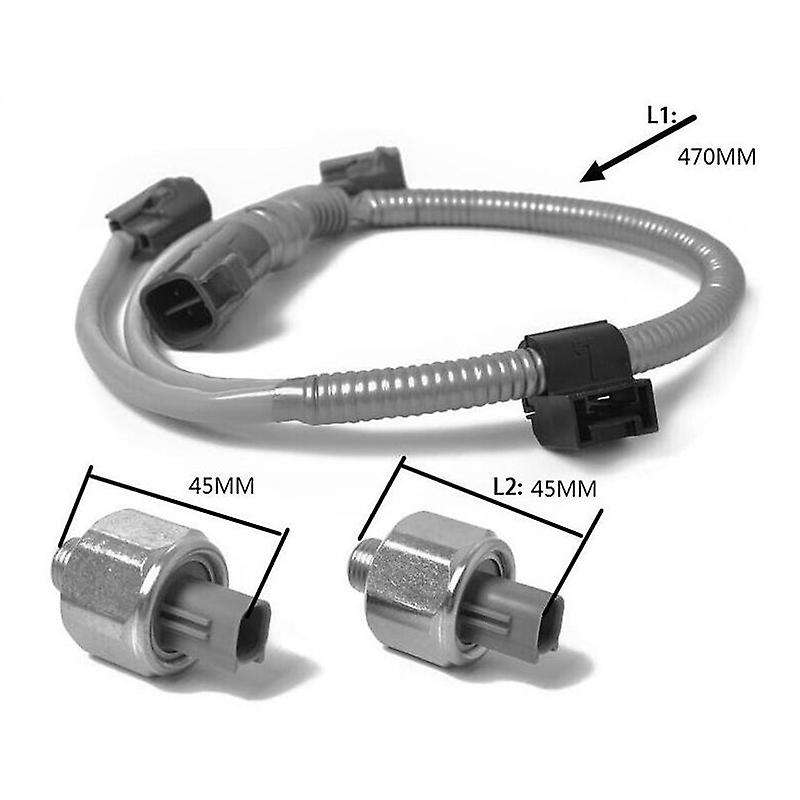 2Pcs Knock Sensors & Harness 89615-12090 for ES300