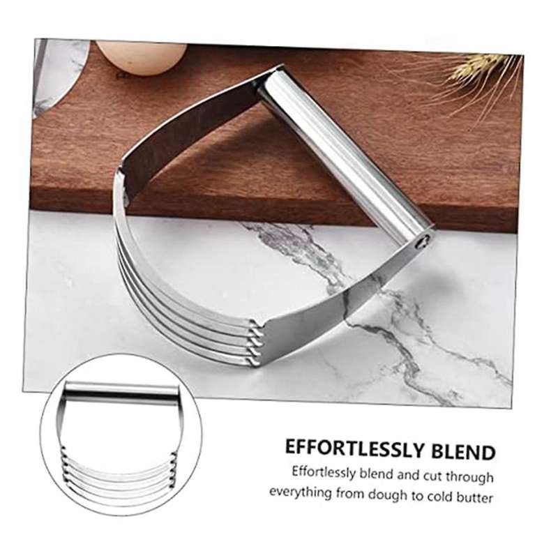 2pcs Kitchen-tools Dough Blender for Mixing Butter Flour Mixer Stainless Steel Pastry Cutter Stainl