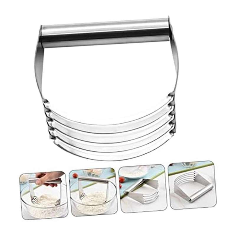 2pcs Kitchen-tools Dough Blender for Mixing Butter Flour Mixer Stainless Steel Pastry Cutter Stainl