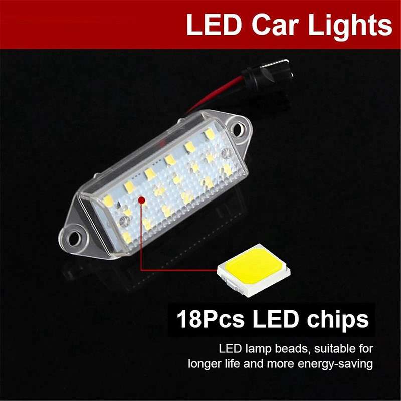 2PCS LED Car Number License Plate Light White for VIII 2004-2008 X 2008-2018