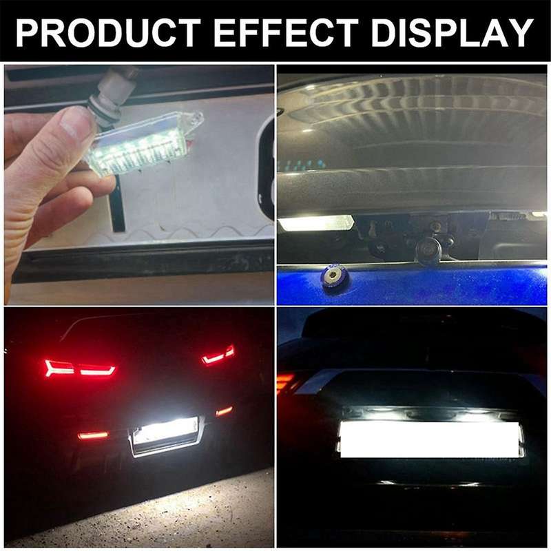 2PCS LED Car Number License Plate Light White for VIII 2004-2008 X 2008-2018