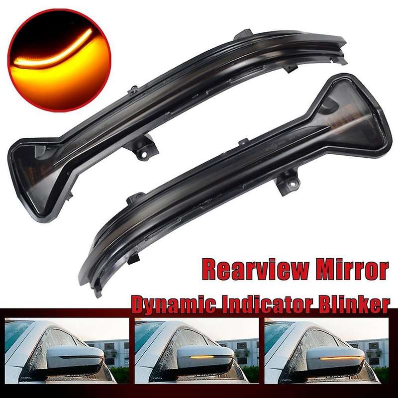 2Pcs LED Dynamic Turn Signal Light Rearview Mirror Indicator Yellow for G38 G12 G20 G30 G31 G32 G14