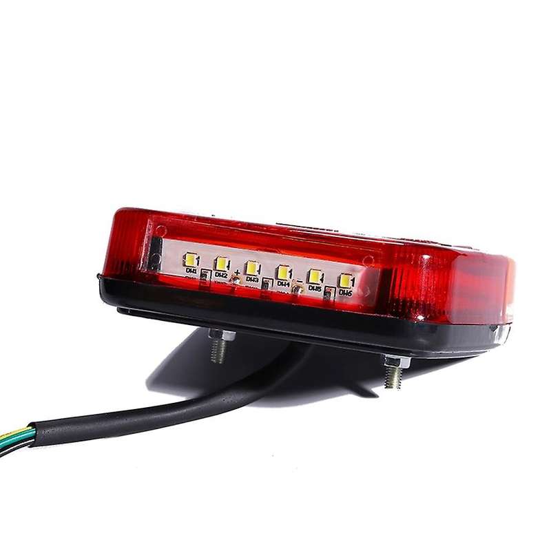 2Pcs LED Car Trailer Truck Tail Lights Stop Turn Signal Lights