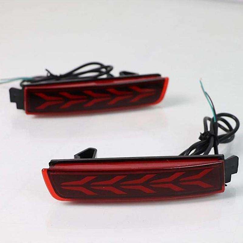 2PCS LED for FX35 FX37 FX50 2009 2010 2011 2012 2013 Reflector Lamp Tail Rear Fog Lamp Bumper Light