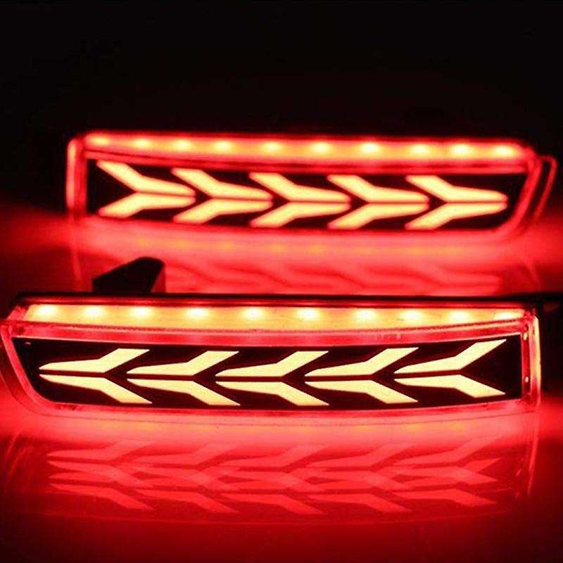 2PCS LED for FX35 FX37 FX50 2009 2010 2011 2012 2013 Reflector Lamp Tail Rear Fog Lamp Bumper Light
