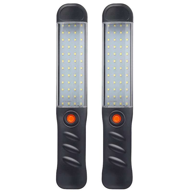 2PCS LED Flashlights Rechargeable Work Light with Magnetic Base and Hanging Hook Floodlight for Car