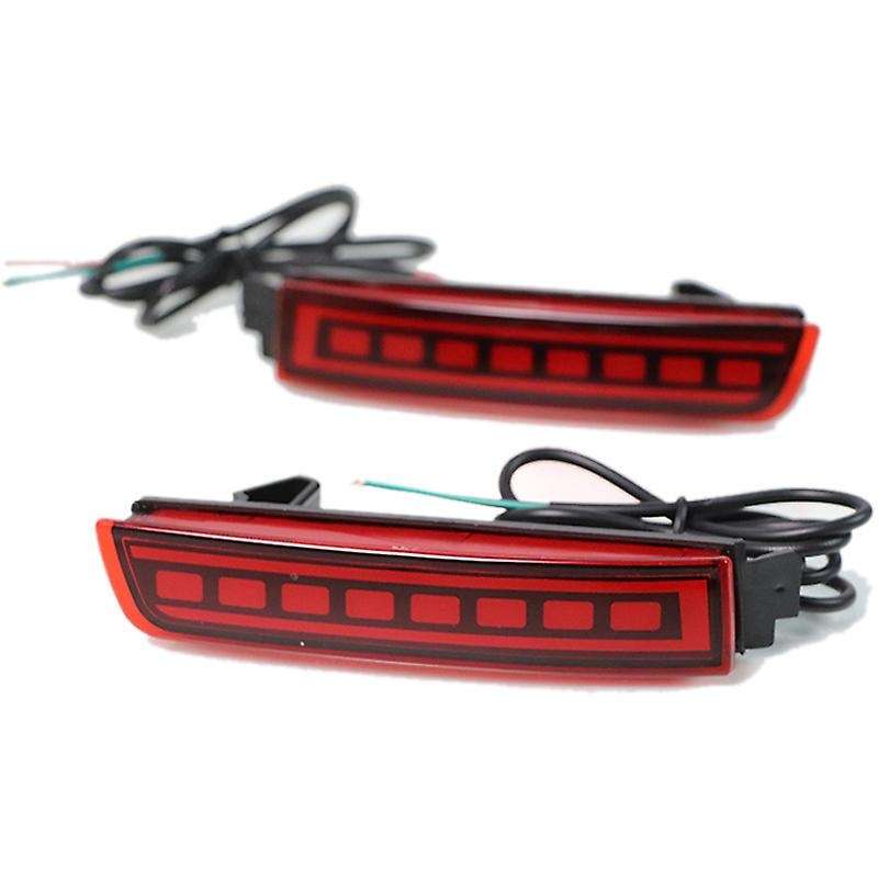 2PCS LED for FX35 FX37 FX50 2009 2010 2011 2012 2013 Reflector Lamp Tail Rear Fog Lamp Bumper Light