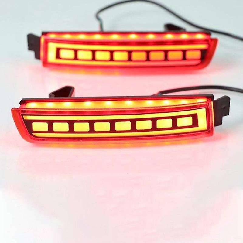 2PCS LED for FX35 FX37 FX50 2009 2010 2011 2012 2013 Reflector Lamp Tail Rear Fog Lamp Bumper Light