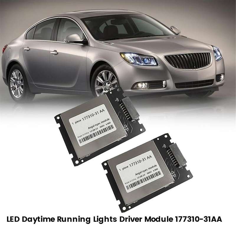 2PCS LED Headlight Driver Module 177310-31AA for Regal Opel J Daytime Running Lights Control 1773103