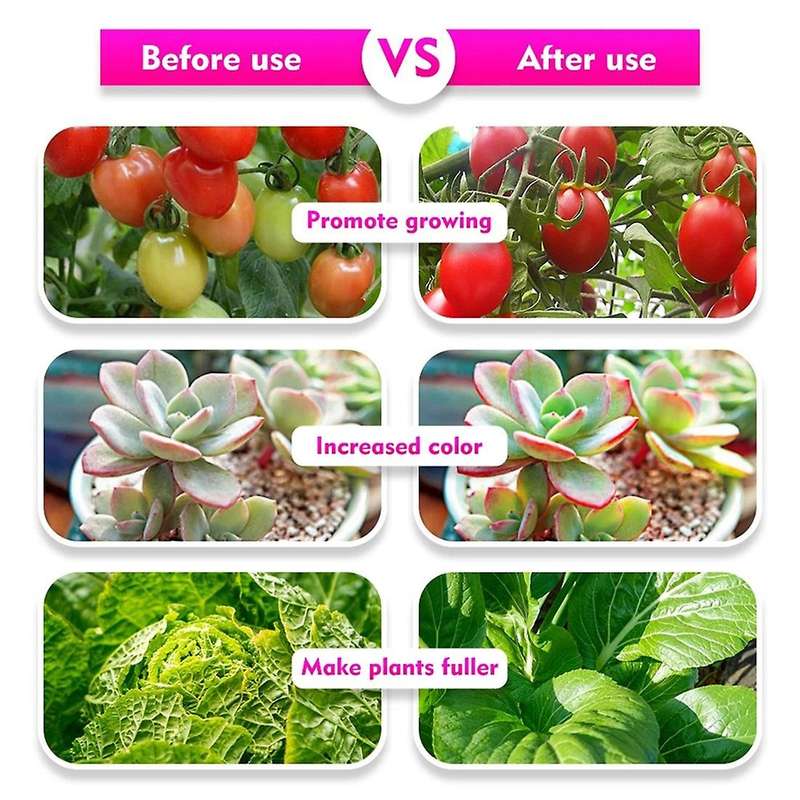 2Pcs LED Grow Light Bulb 18LED Full Spectrum 9W E27 Growing Bulbs for Indoor Hydroponics Flowers Pla