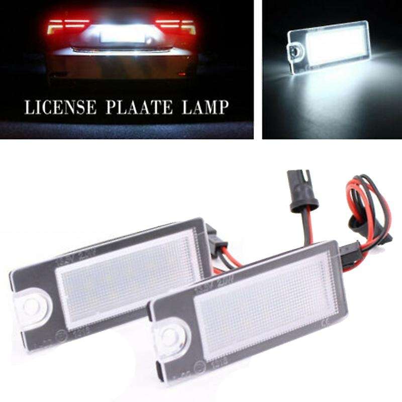 2PCs LED License Plate Light for V70 CX70 S60 S80 XC90