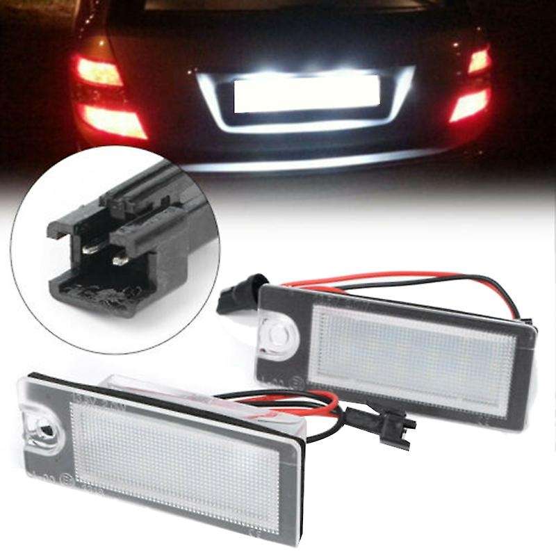 2PCs LED License Plate Light for V70 CX70 S60 S80 XC90