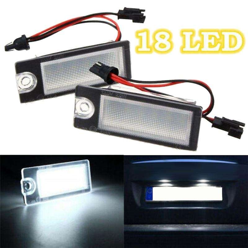 2PCs LED License Plate Light for V70 CX70 S60 S80 XC90