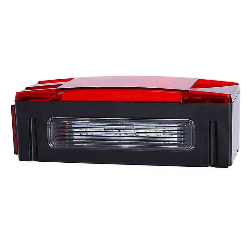 2PCS LED Lights with Side Lights for Trailer Truck Light Kit Parking Lights Turn Signal (Rectangle)