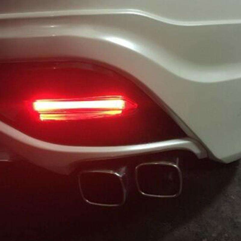 2Pcs LED Rear Bumper Light Reflector Brake Light for Sienna Venza RC250 RX300 GX470 NX200T