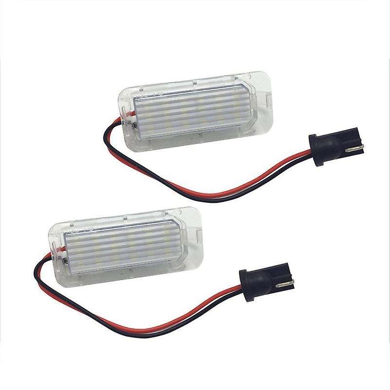 2Pcs LED Number License Plate Light for Focus 5D Mondeo