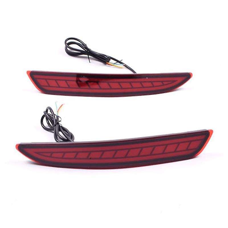 2PCS LED Reflector Lamp Rear Fog Lamp Rear Bumper Light Brake Light for 3 Axela 2019 2020