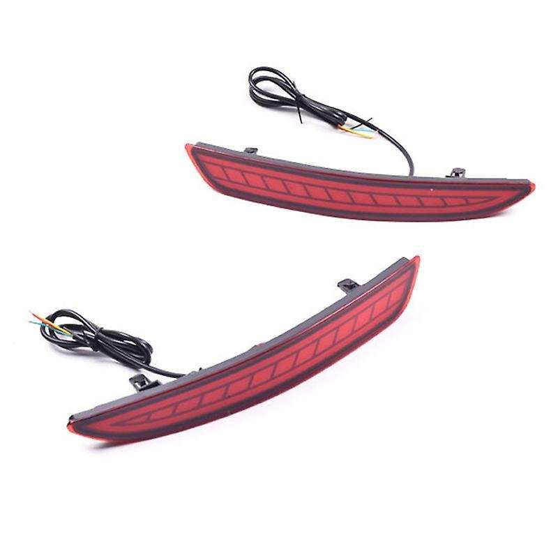 2PCS LED Reflector Lamp Rear Fog Lamp Rear Bumper Light Brake Light for 3 Axela 2019 2020