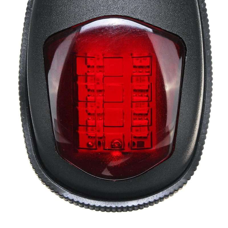 2Pcs LED Side Lights Signal Lamp Navigation Light Truck/Boat/Trailer/Van Red&Green