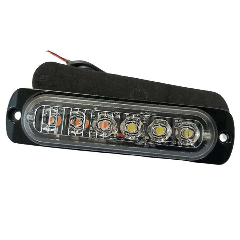 2Pcs LED Strobe Warning Light Strobe Grille Flashing Lightbar Truck Car Beacon Lamp Traffic Light 12
