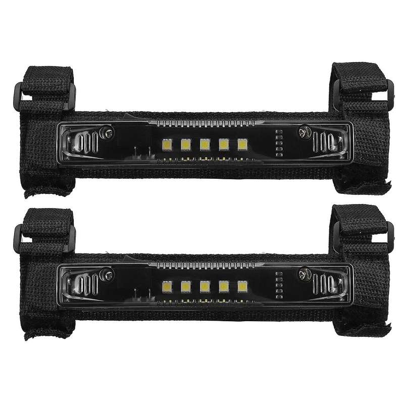 2Pcs LED Roll Bar Mount Dome Light for UTV ATV Truck Off Road Golf Cart Motorcycle Roll Bar Bracket