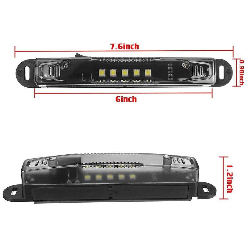 2Pcs LED Roll Bar Mount Dome Light for UTV ATV Truck Off Road Golf Cart Motorcycle Roll Bar Bracket