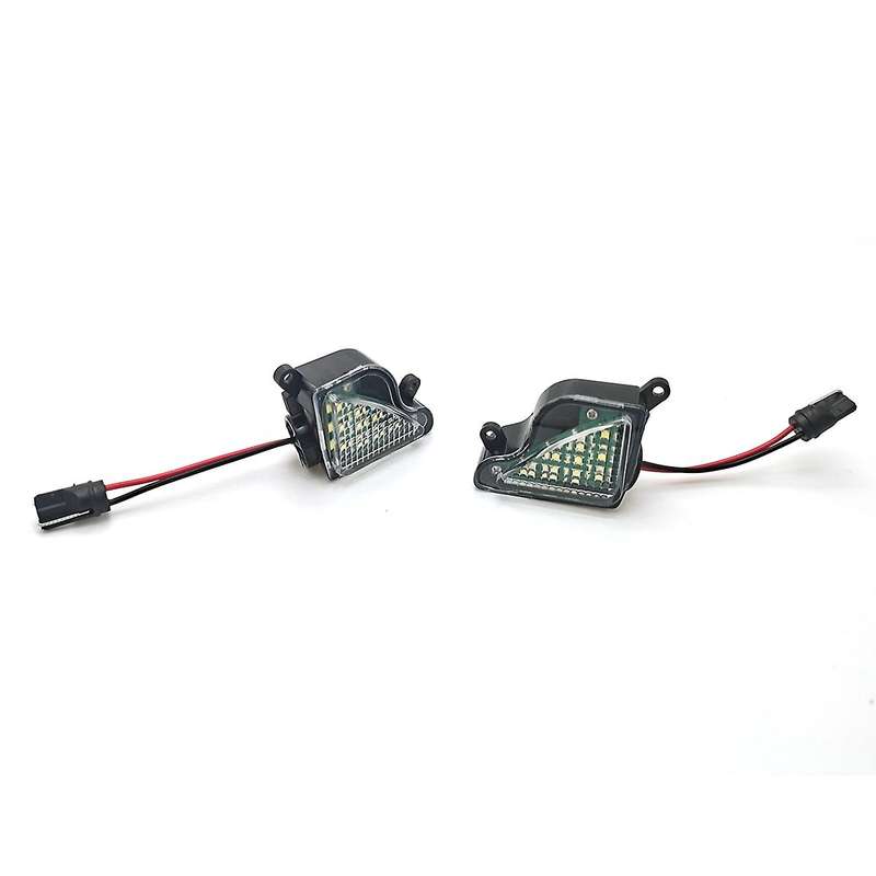 2Pcs LED Under Side Mirror Light Puddle Lamps for Octavia 3 5E 2 1Z Superb 3 B8 2 B6 Scout