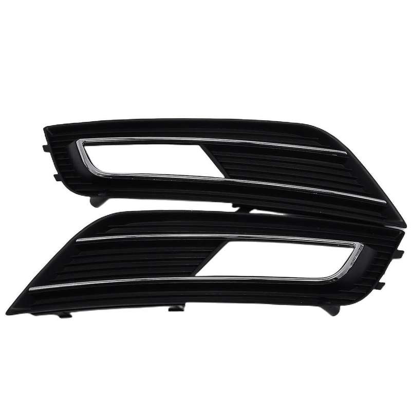 2pcs Left & Right Fog Light Grille Cover for 2013-2016 A4 8k0807681k 8k0807682k