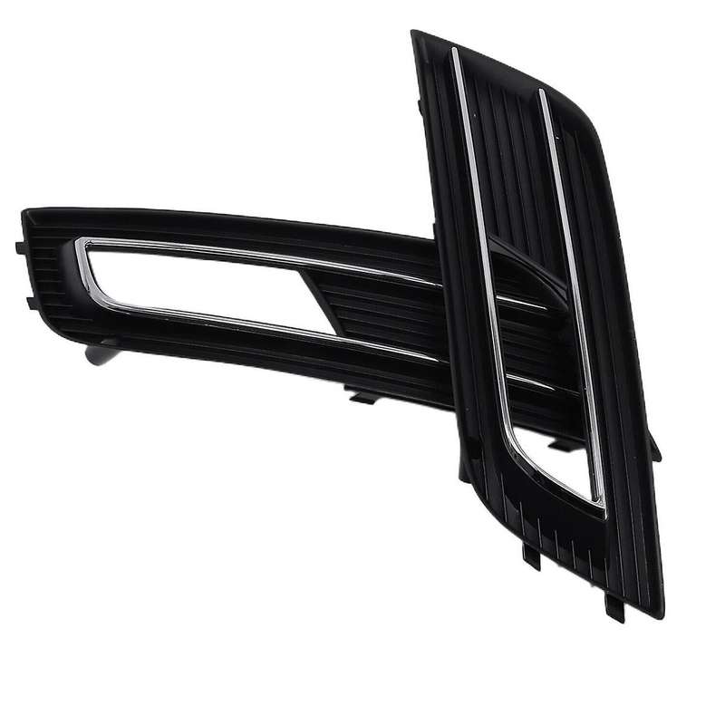 2pcs Left & Right Fog Light Grille Cover for 2013-2016 A4 8k0807681k 8k0807682k