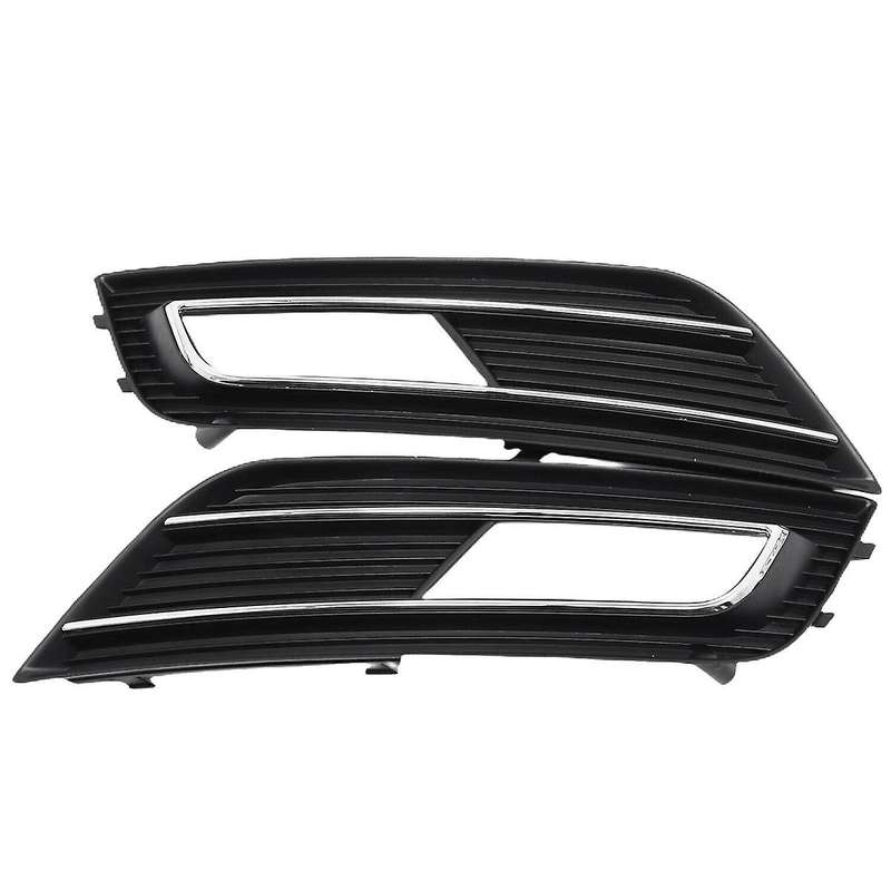 2pcs Left & Right Fog Light Grille Cover for 2013-2016 A4 8k0807681k 8k0807682k