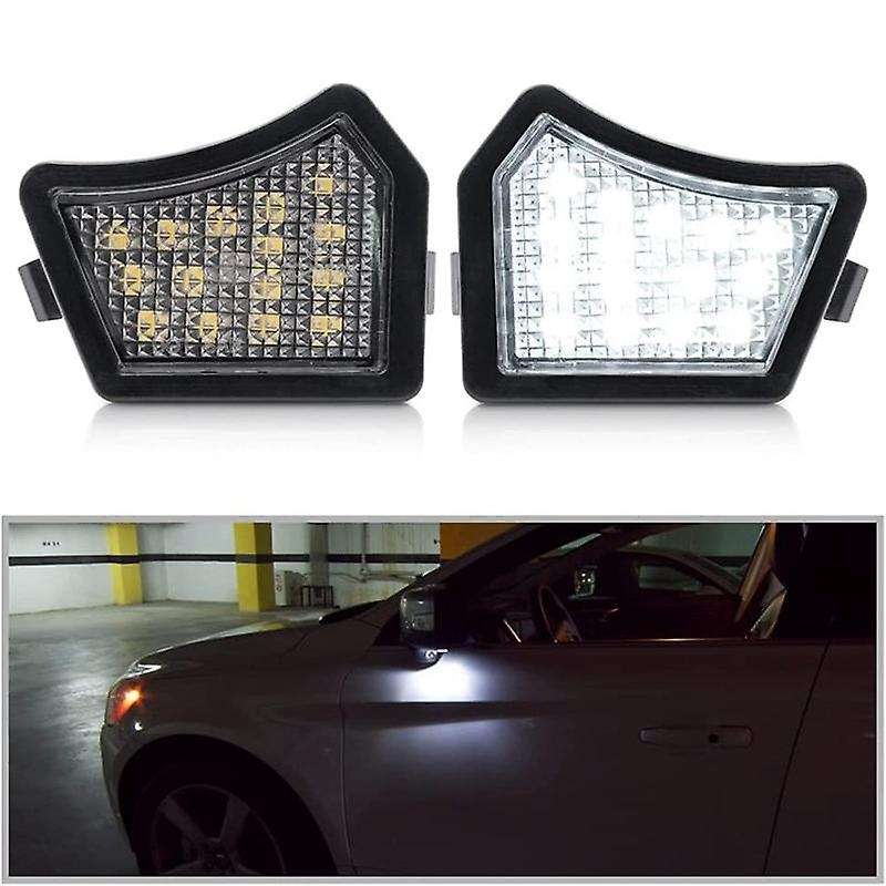 2pcs Led Under Side Mirror Lights Puddle for C30 C70 S40 S60 S80 V40 V50 V60 V70 Xc70 Xc90 31217838