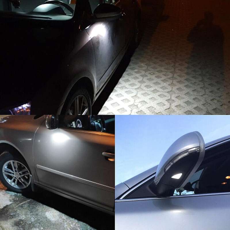 2Pcs LED Under Side Mirror Light Puddle for 3 5E 2 1Z 3 B8 2 B6 Scout
