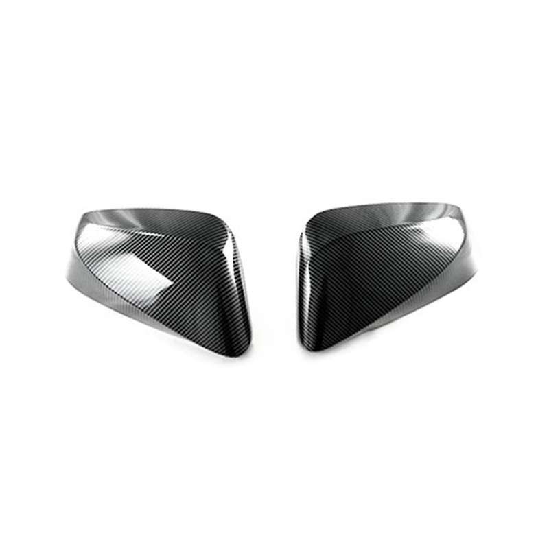 2pcs Left+right Bright Black Door Mirror Cover Rear View Mirror Housing for 350 Rx350h 500 2022-202