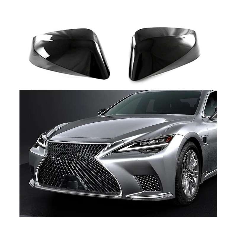 2pcs Left+right Carbon Fiber Door Mirror Cover Rear View Mirror Housing for 350 Rx350h 500 2022-202