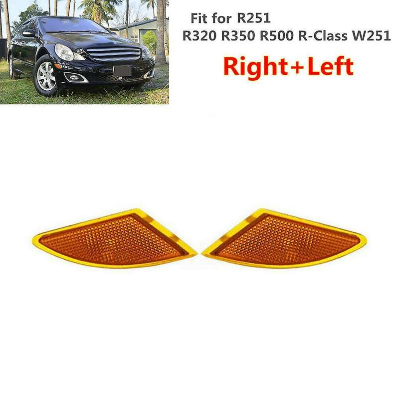 2Pcs Left+Right Turn Signal Light for R251 R320 R350 R500 R-Class W251 2518200121 A2518200221