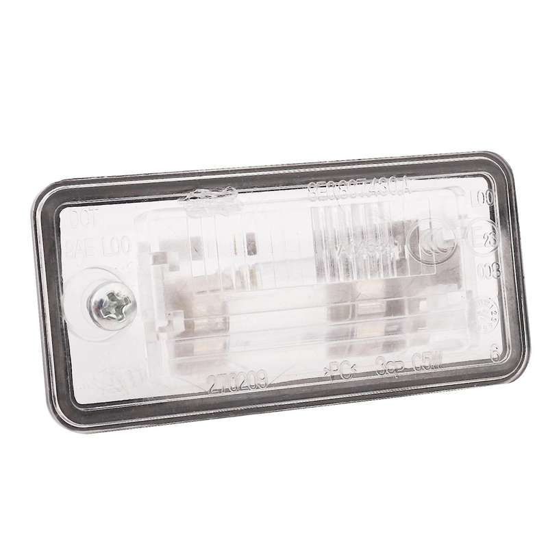 2Pcs License Plate Light Lamp Lens 8E0807430A 8E0807430B for A3 A4 S4 B6 B7 A6/S6