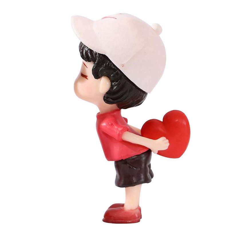 2pcs Lover Figures Couple Miniature Desktop Home Decor People Boy Model Princess Fairy Garden Figur