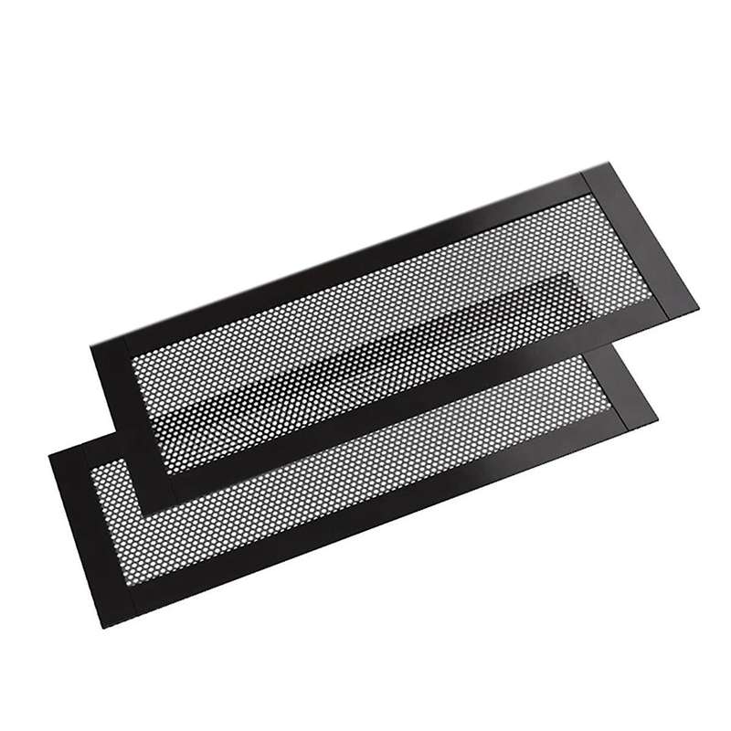 2Pcs Magnetic Floor Ventilation Cover 4x10Inch Air Ventilation Screen Cover PVC for Wall Ceiling Flo