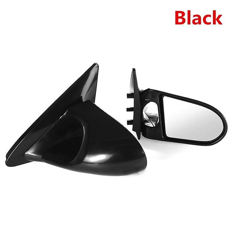 2Pcs Manual Adjustment Car Rear View Wing Side Mirror for Eg 2Dr 1992-1995 Black